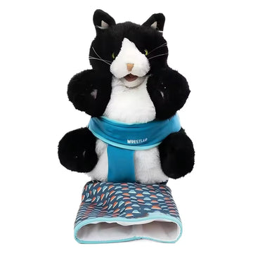 Cat Wrestler Glove Toy – Interactive Plush Puppet Glove for Playful Cats | Soft, Padded Wrestling Mitt for Safe & Fun Playtime