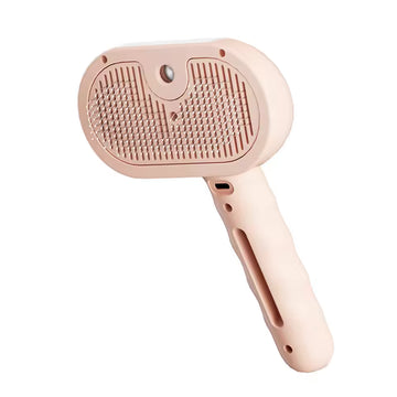 3-in-1 Pet Steam Brush – Spray, Grooming & Hair Removal Comb for Cats, Dogs & Small Animals