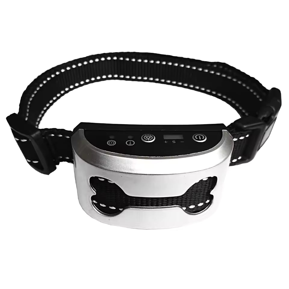 Pet Dog Anti-Bark Device Waterproof Automatic Humane-Friendly Bark Control Collar Stop Dog Barking Rechargeable Shock-Free USB Electric Ultrasonic