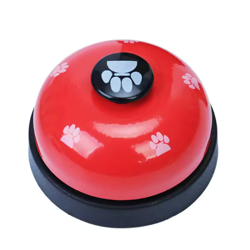 New Arrival Stainless Steel & Plastic Pet Training Bell – Creative Painted Metal Call Bell for Dog Training & Pet Toys