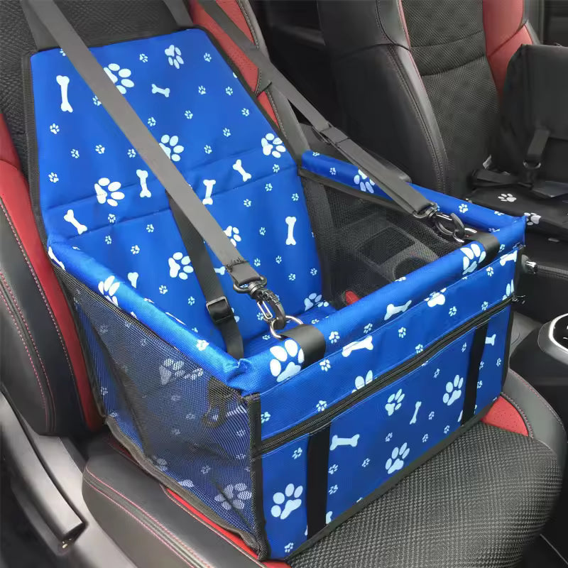 Pet Carrier & Car Seat Cover – Dog & Cat Travel Mat, Blanket, Rear Seat Hammock, Portable Pet Bag & Protector for Car Travel (Transportín Perro)