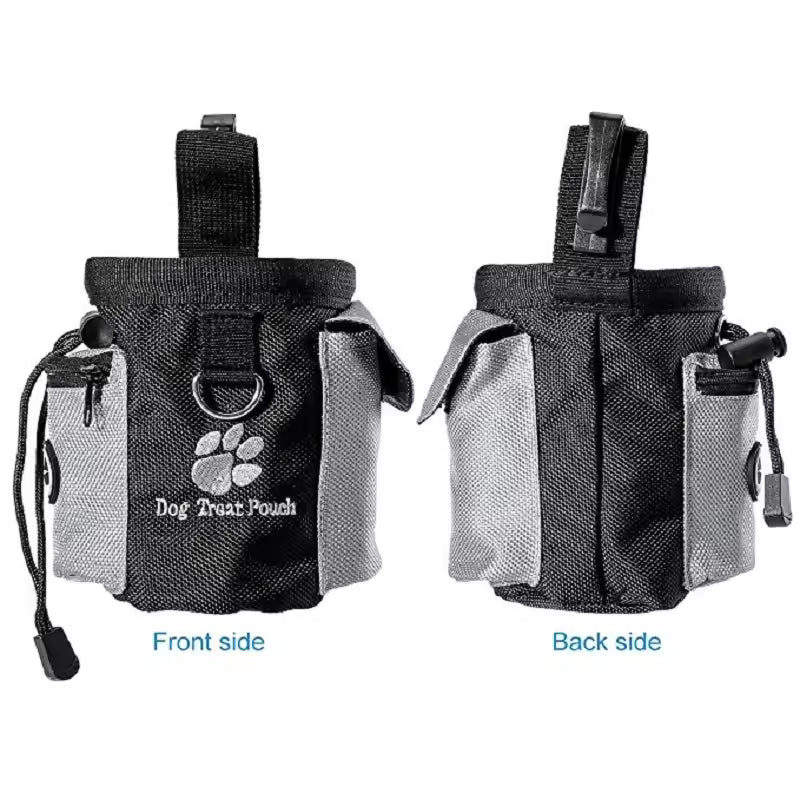 Portable Dog Treat Pouch – Outdoor Training & Feeding Waist Bag with Large Capacity for Pet Snacks and Rewards