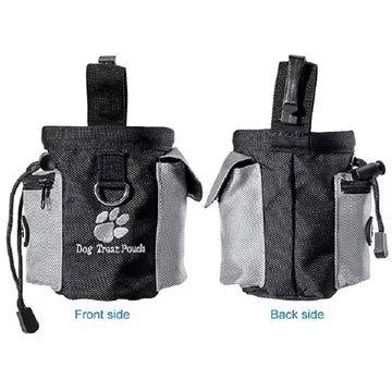 Portable Dog Treat Pouch – Outdoor Training & Feeding Waist Bag with Large Capacity for Pet Snacks and Rewards