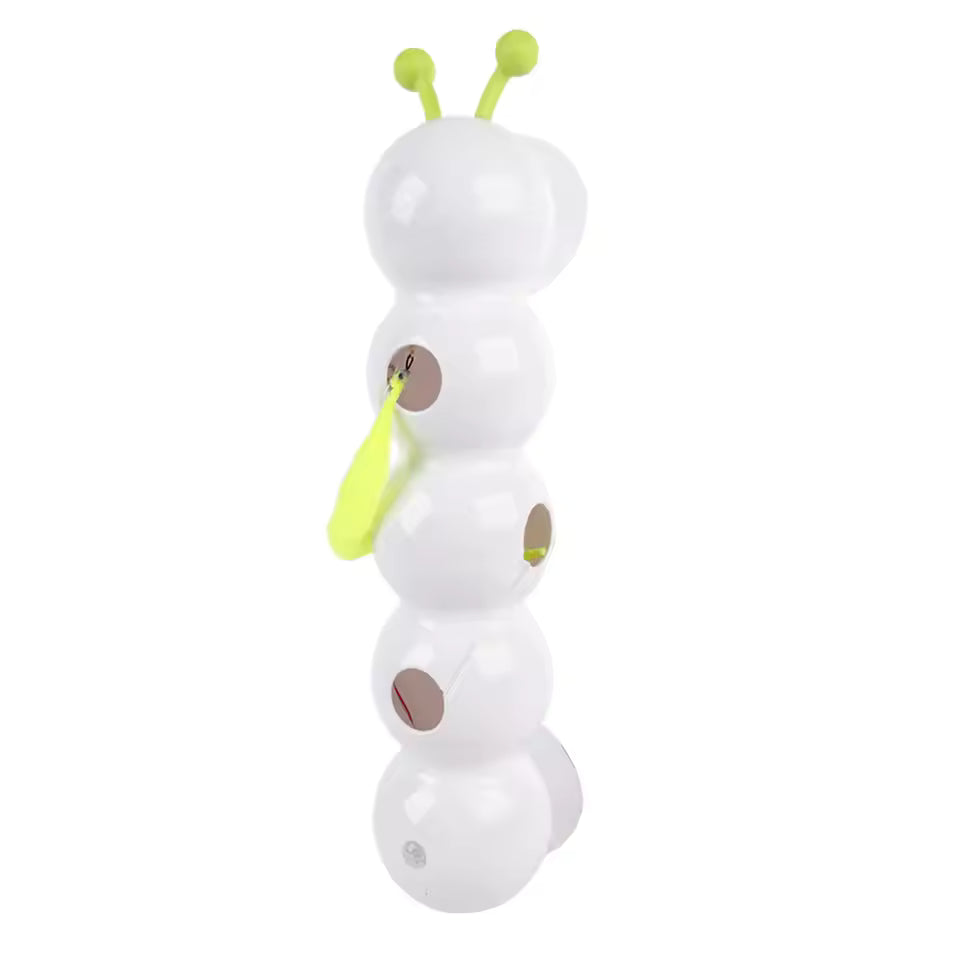 Motion-Activated Caterpillar Cat Toy – Automatic Tail Teaser for Indoor Cats