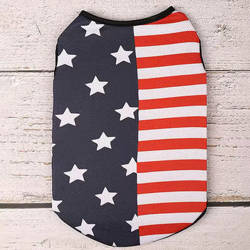 USA Flag Dog Bandana & Bow Tie Set – Adjustable Patriotic Pet Scarf for Small, Medium, and Large Dogs & Cats