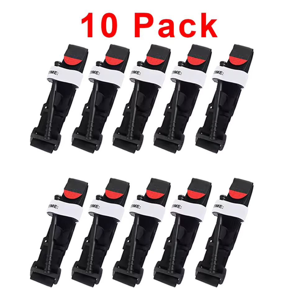 5/10/25 PCS Tactical Emergency Tourniquets – Outdoor Portable First Aid Straps with Quick & Slow Release, Medical CAT-Style Band for Survival & Rescue Gear