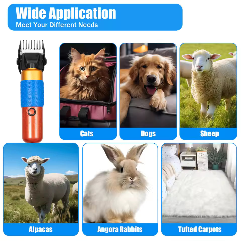 Electric Animal Shears – Grooming Clipper for Sheep, Goats, Dogs, Rabbits & Pets