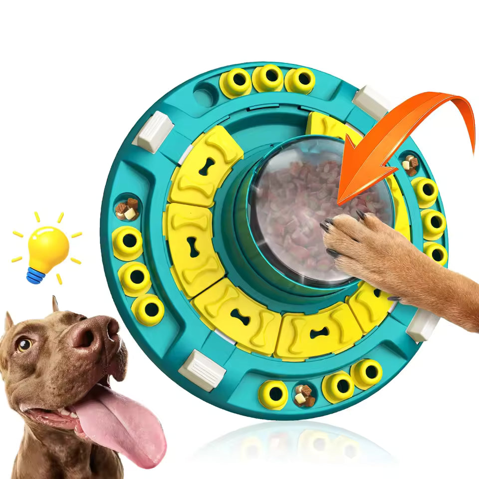KADTC Advanced Dog Puzzle Toy – 4‑in‑1 Mental Stimulation & Slow Feeder