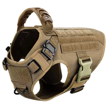 Heavy-Duty Dog Harness & Leash Set – Training & Walking Vest with Collar for Medium to Large Breeds like German Shepherds & Malinois