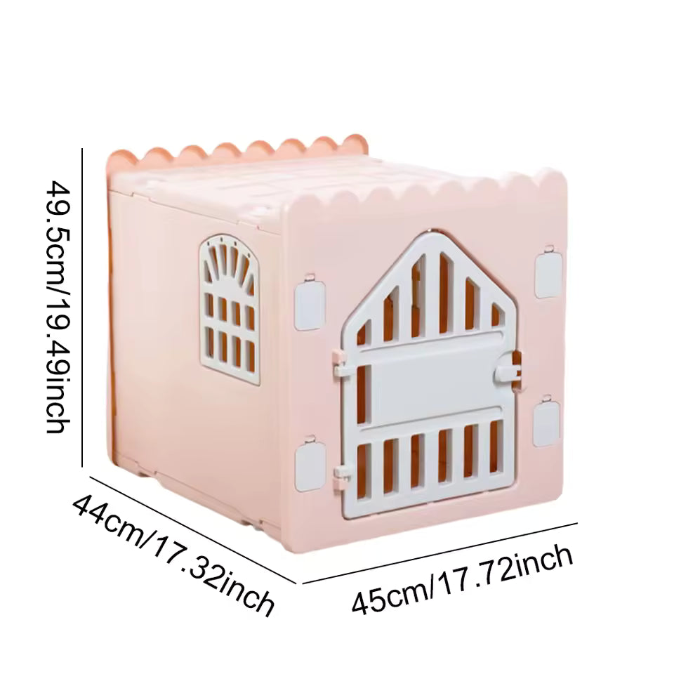 Waterproof Indoor Cat Shelter – Durable Plastic Cat House for Outdoor and Feral Cats, Sturdy Cozy Bed for Small Pets, Perfect Gift