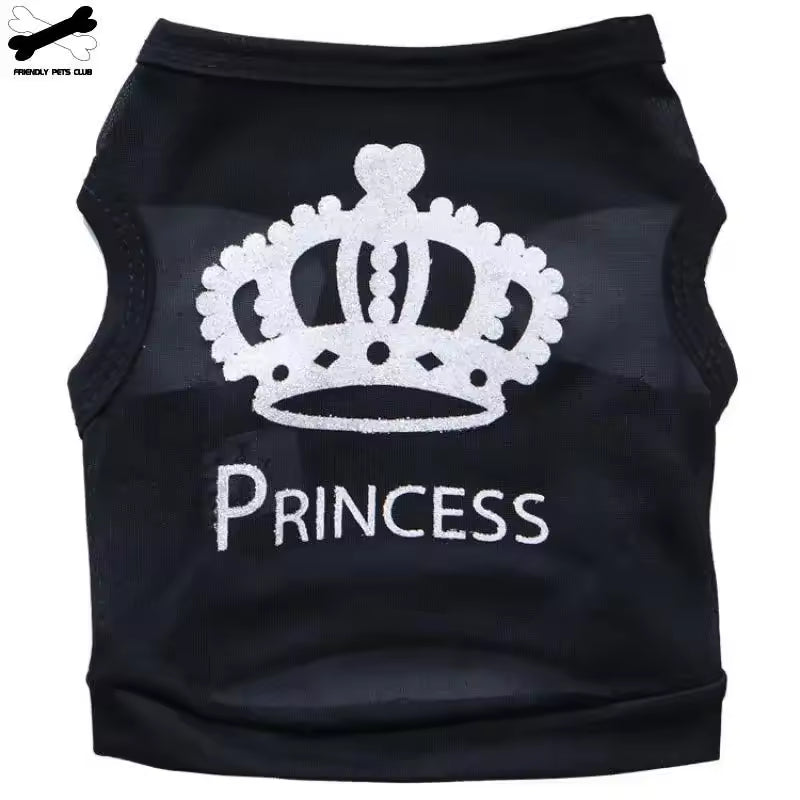 Cute Summer Pet T-Shirt – Lightweight Vest Apparel for Small Dogs, Cats, Kittens, and Puppies – Spring/Summer Outfit for Pets