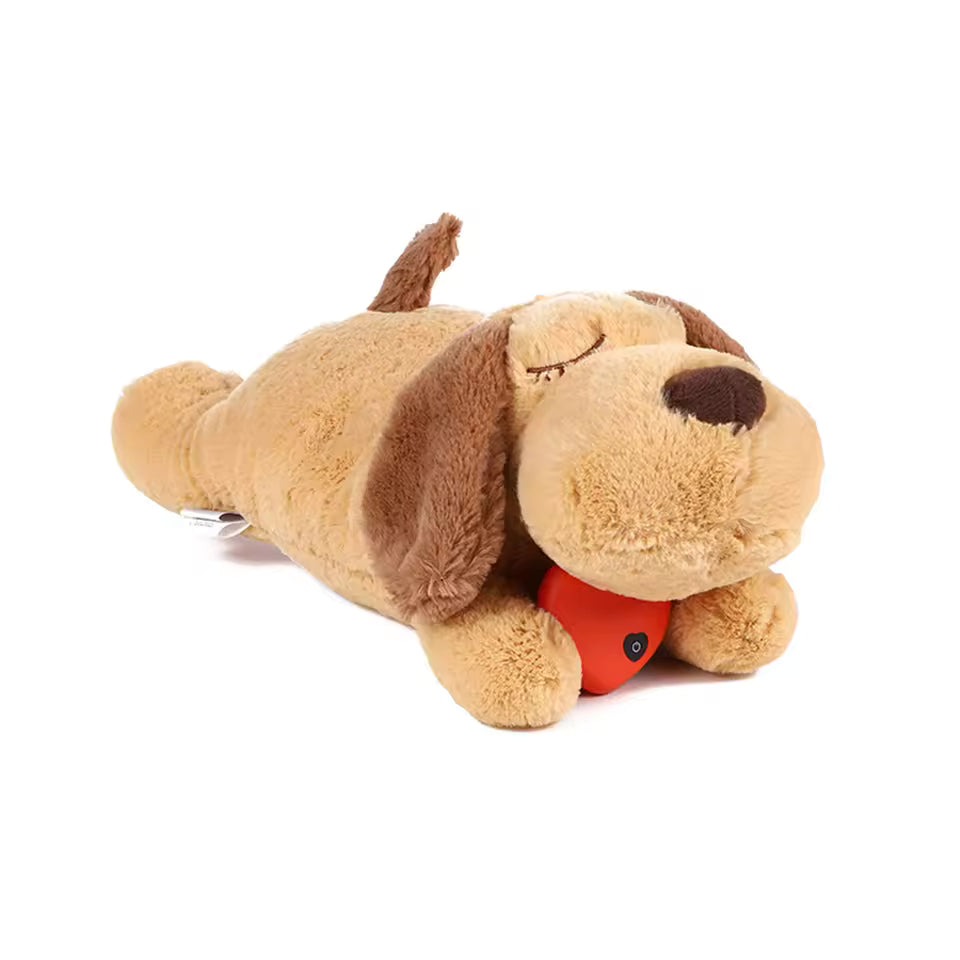 Heartbeat Puppy Plush – Soothing Pet Toy for Sleep & Anxiety Relief | Soft Behavioral Training Comfort Doll for Dogs & Puppies